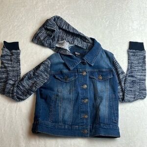 Bee and Ceci Los Angeles Denim Jacket Junior Girl Size Small